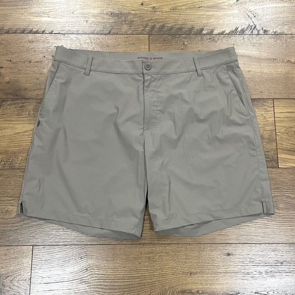 Rhone Shorts Mens 38 EPPURE SI MUOVE‎ Performance Golf Chino 7” Inseam Beige